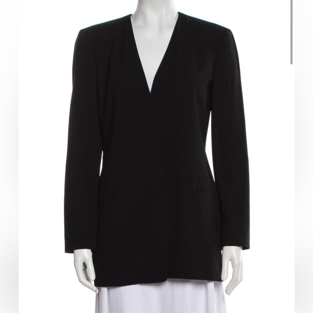 Calvin Klein Collection Black Jacket 100% Wool